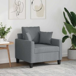Fauteuil Gris clair 60 cm Tissu 625548625548