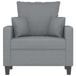 Fauteuil Gris clair 60 cm Tissu 625548625548