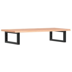 Étagère de vasque murale acier et bois de chêne massif 625552625552