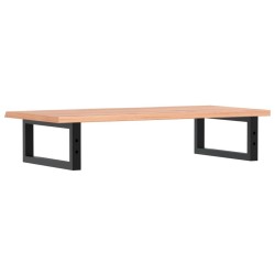 Étagère de vasque murale acier et bois de chêne massif 625552625552