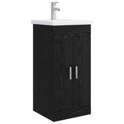 Meuble de salle de bain avec évier Chêne noir 42 x 40 x 84,5 cm 625561625561