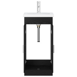 Meuble de salle de bain avec évier Chêne noir 42 x 40 x 84,5 cm 625561625561