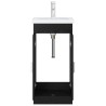 Meuble de salle de bain avec évier Chêne noir 42 x 40 x 84,5 cm 625561625561