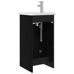 Meuble de salle de bain avec évier Chêne noir 42 x 40 x 84,5 cm 625561625561