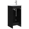 Meuble de salle de bain avec évier Chêne noir 42 x 40 x 84,5 cm 625561625561