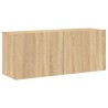 Meuble TV mural chêne sonoma 100x30x41 cm 625563625563