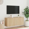 Meuble TV mural chêne sonoma 100x30x41 cm 625563625563