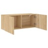 Meuble TV mural chêne sonoma 100x30x41 cm 625563625563