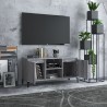 Meuble TV avec pieds en métal Sonoma gris 103,5x35x50 cm 625567625567