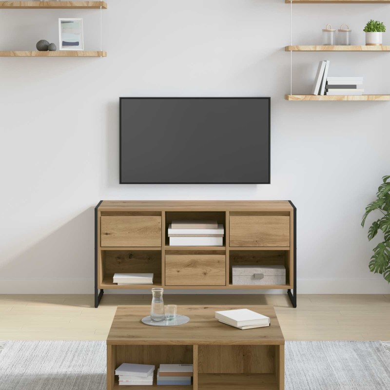 Meuble TV 100 x 36 x 49,5 cm Chêne artisan Bois d'ingénierie 625568625568