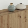 Meuble TV 4 pcs Chêne artisanal Bois d'ingénierie 625572625572
