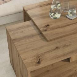 Ensemble de tables basses 2 pcs Chêne artisanal 90 x 48 x 40 cm 625579625579