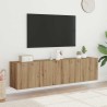 Meubles TV muraux 2 pcs chêne artisanal 80x30x41 cm 625581625581
