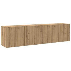 Meubles TV muraux 2 pcs chêne artisanal 80x30x41 cm 625581625581