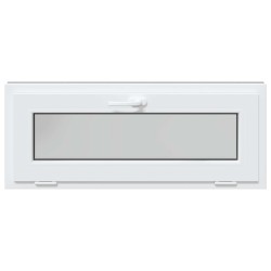 Fenêtre de sous-sol RISOR 110 x 40 cm PVC et verre Anthracite 625586625586