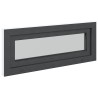 Fenêtre de sous-sol RISOR 110 x 40 cm PVC et verre Anthracite 625586625586