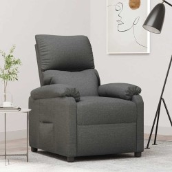 Fauteuil inclinable Gris foncé Tissu 625587625587