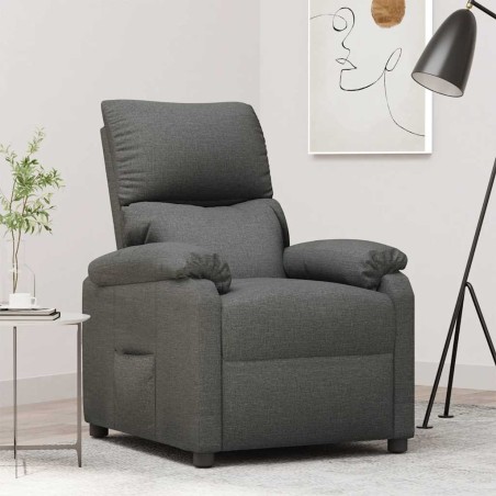 Fauteuil inclinable Gris foncé Tissu 625587625587