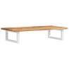 Étagère de vasque murale acier et bois massif d'acacia 625590625590