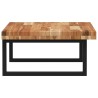 Étagère de vasque murale acier et bois massif d'acacia 625591625591