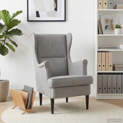 Fauteuil Gris clair Velours 625599625599
