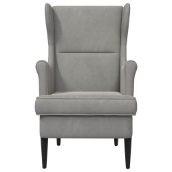 Fauteuil Gris clair Velours 625599625599