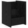 Étagère à magazines avec étagère Chêne noir 35 x 35 x 45 cm 625601625601