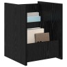 Étagère à magazines avec étagère Chêne noir 35 x 35 x 45 cm 625601625601