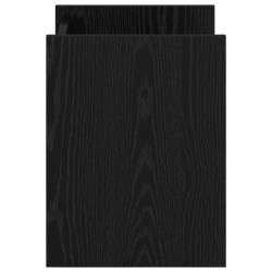 Étagère à magazines avec étagère Chêne noir 35 x 35 x 45 cm 625601625601
