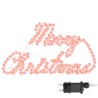 Panneau de Noël avec 216 LED Rouge 99 x 55 x 13 cm Fer 625603625603
