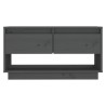 Meuble TV Gris 74x34x40 cm Bois de pin massif 625604625604