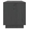 Meuble TV Gris 74x34x40 cm Bois de pin massif 625604625604