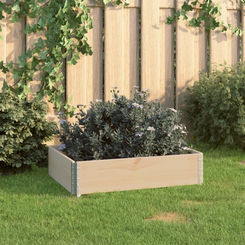 Jardinière surélevée 60x80 cm Bois de pin solide 625612625612