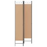 Paravent 4 panneaux Beige 160 x 220 cm Tissu 625620625620