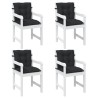Ensemble de coussins pour chaise à dossier bas 4 pcs 625630625630