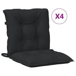 Ensemble de coussins pour chaise à dossier bas 4 pcs 625630625630