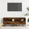 Meuble TV chêne fumé 122x34x41 cm bois d'ingénierie 625641625641