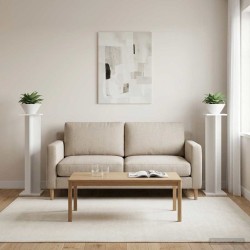 Support de Plante 2 pcs Blanc 25 x 25,5 x 100,5 cm 625688625688