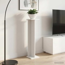 Support de Plante 2 pcs Blanc 25 x 25,5 x 100,5 cm 625688625688