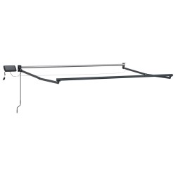 Store rétractable manuel avec LEDs Taupe 625692625692