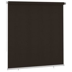 Store roulant d'extérieur 225 (l) x 230 (H) cm marron HDPE 625693625693