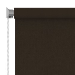Store roulant d'extérieur 225 (l) x 230 (H) cm marron HDPE 625693625693