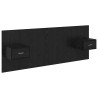 Tête de lit avec armoire 3 pcs Chêne noir Bois d'ingénierie 625698625698