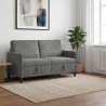 Sofa avec rangement Gris foncé 152 x 78 x 87 cm Polyester 625703625703