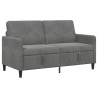 Sofa avec rangement Gris foncé 152 x 78 x 87 cm Polyester 625703625703