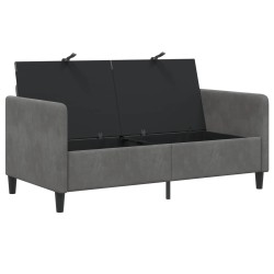 Sofa avec rangement Gris foncé 152 x 78 x 87 cm Polyester 625703625703