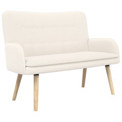 Sofa 2 places Crème 115 x 61 x 87 cm Bouclé 625710625710