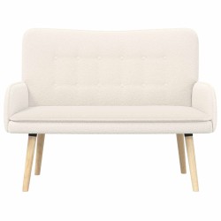 Sofa 2 places Crème 115 x 61 x 87 cm Bouclé 625710625710