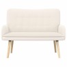Sofa 2 places Crème 115 x 61 x 87 cm Bouclé 625710625710