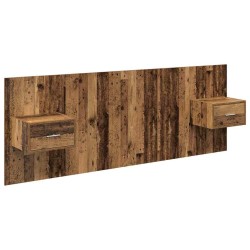 Tête de lit avec armoire 3 pcs Bois Ancien Bois d'ingénierie 625713625713